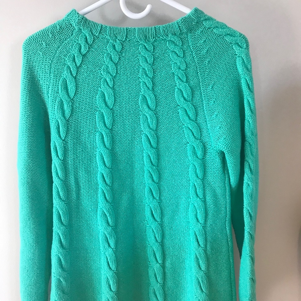 Boden green sweater